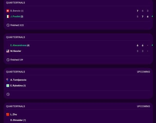 娜输球, 八种子鲍里